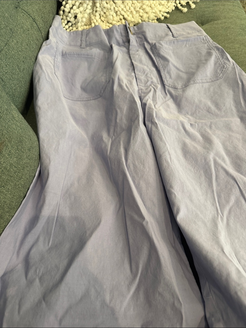 Maeve Colette Lavender Wide-Leg Capri Pants